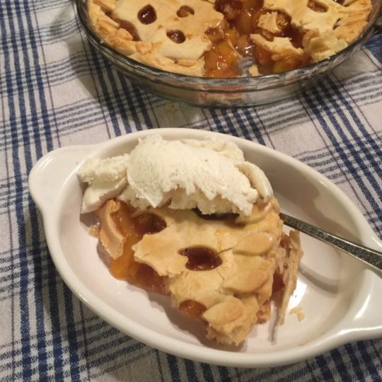 Peach Spiceberry Pie - A New Spin on an Old Favorite ~ A Slice of Spice