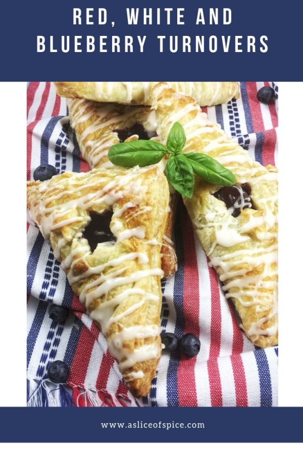 Red, white and Blueberry Turnovers