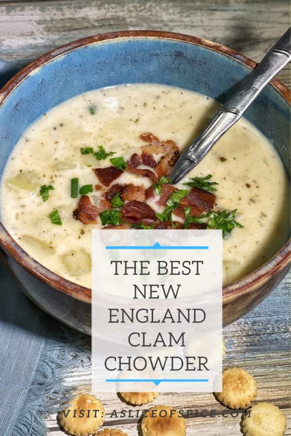 The Best New England Clam Chowder PIN