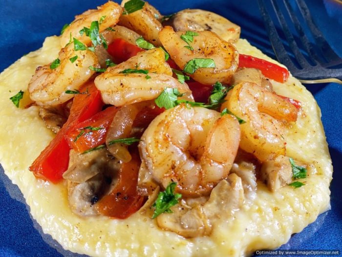 Quick and Easy Shrimp and Cheesy Grits