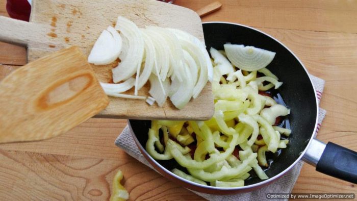 Heirloom Tomato Tarts with Grilled Onions